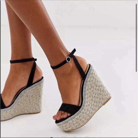 Asos espadrilles wedge heel Justina Sexy Size 5 Sold Out! - Picture 13 of 13